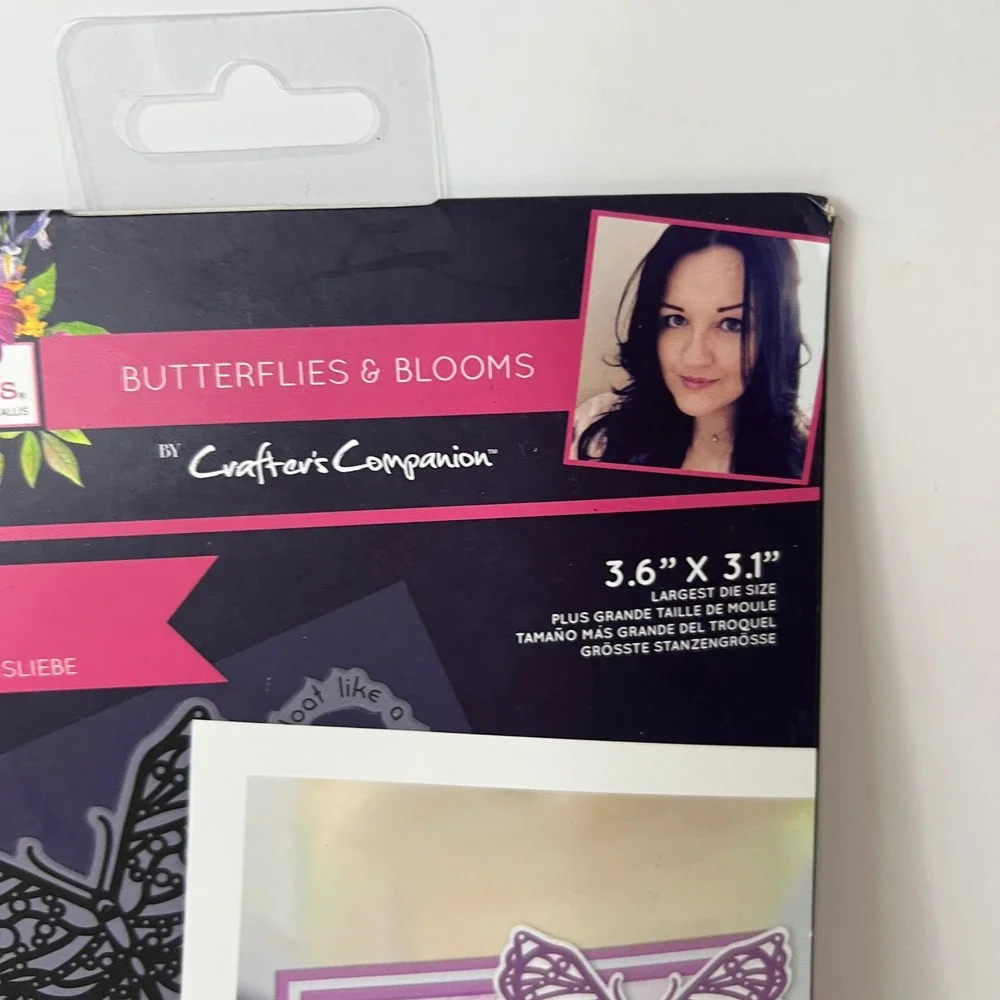 Crafters Companion Butterflies Blooms‎ Stamp Die Set 20 Pc Card Making Crafting